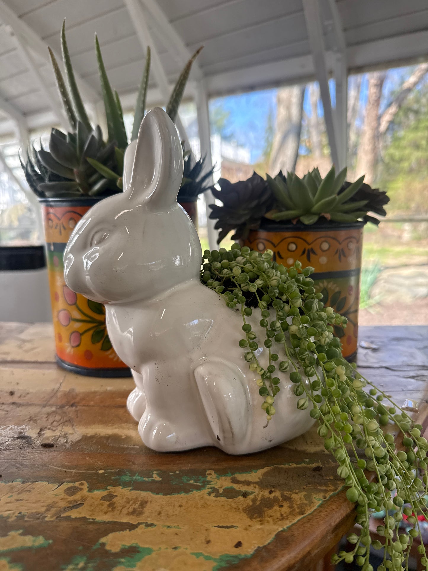 Easter Bunny Pot