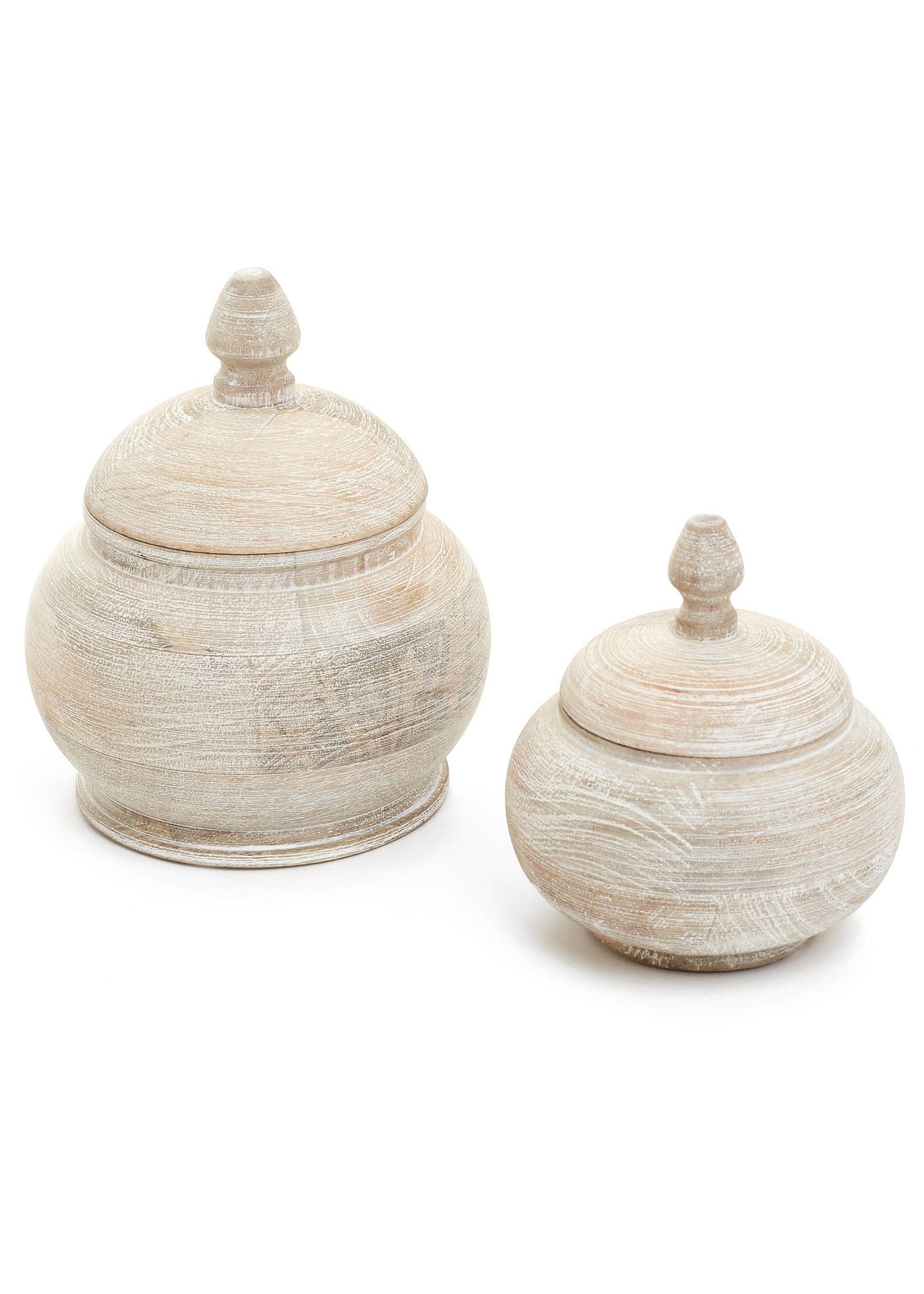 SM DECO WOOD BOX WHITEWASH