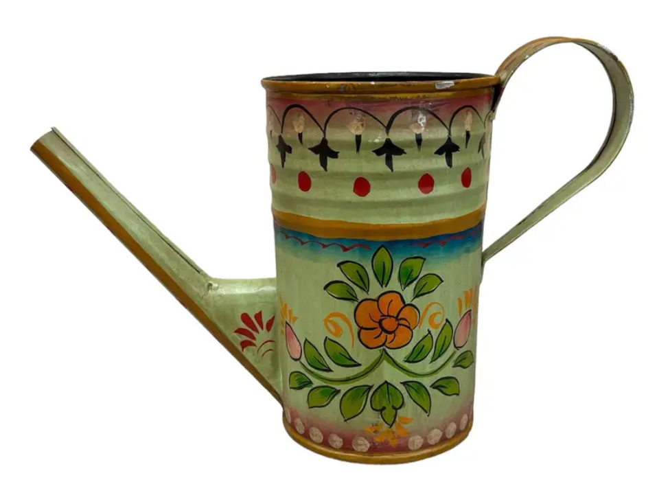Hand-Painted Watering Can
