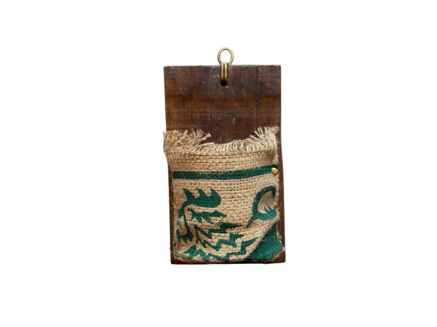 Small Burlap Planter