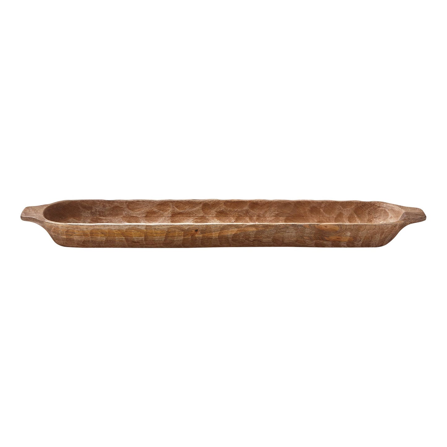 Long Bread Dough Bowl Natural Mango Wood Everyday