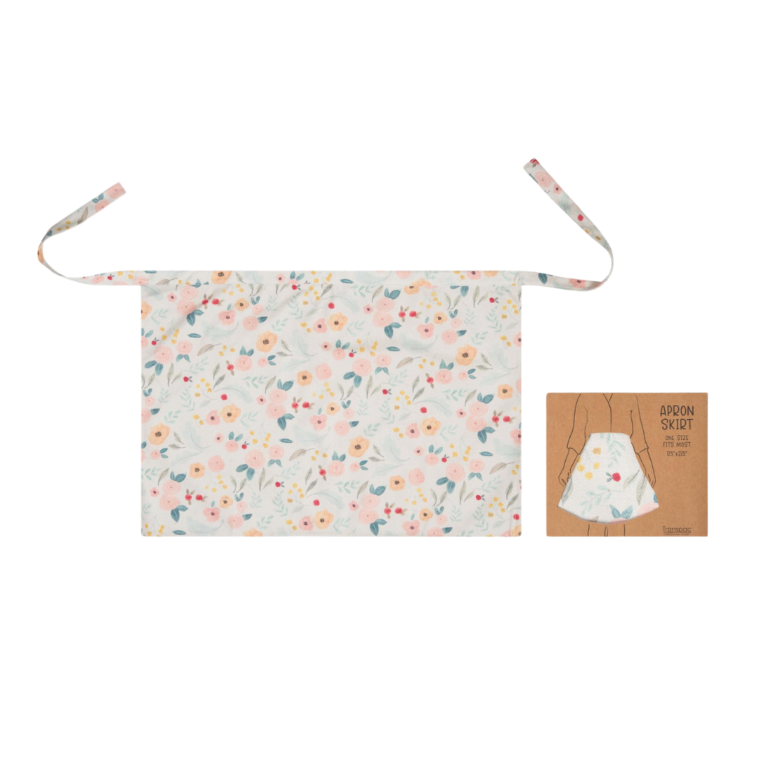 Fabric Flower Half Apron Spring Home Décor DS