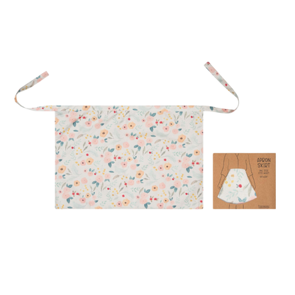 Fabric Flower Half Apron Spring Home Décor DS