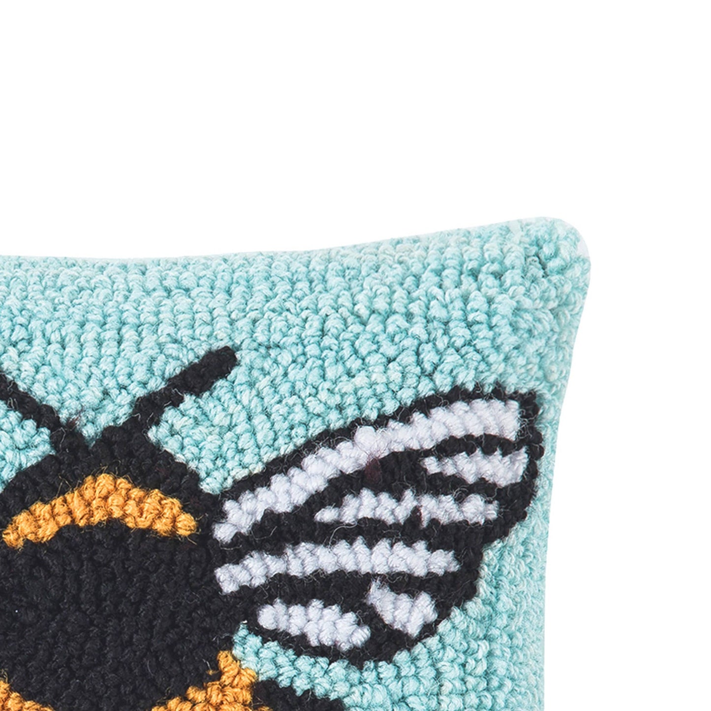 Bumble Bee Hooked Pillow