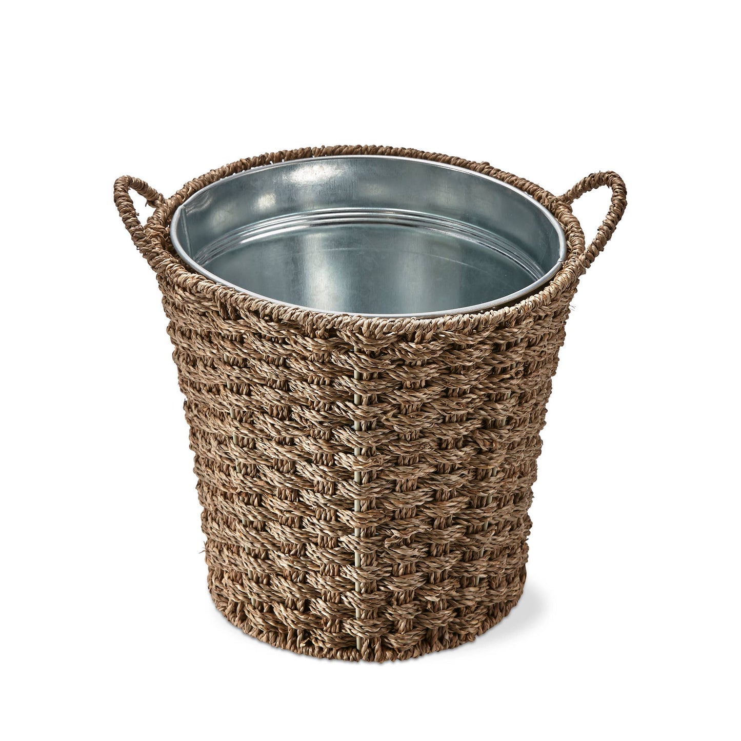 Seagrass Basketweave Icebucket Natural Everyday