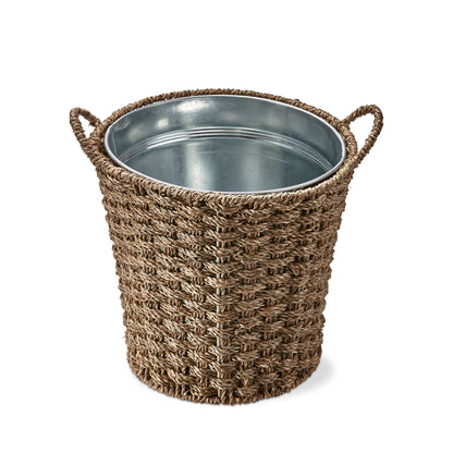 Seagrass Basketweave Icebucket Natural Everyday