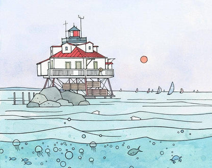 Thomas Point Lighthouse Chesapeake Bay Annapolis Lighthouse