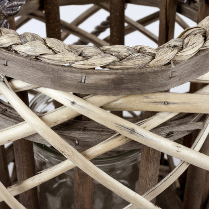 Light Wicker Lantern