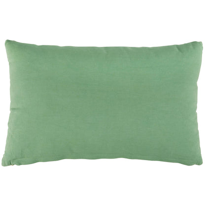 Green Beaded Pillow