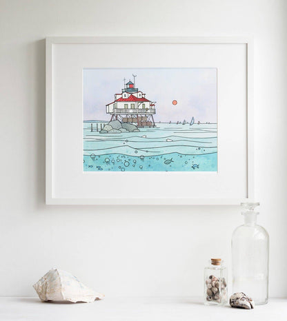 Thomas Point Lighthouse Chesapeake Bay Annapolis Lighthouse