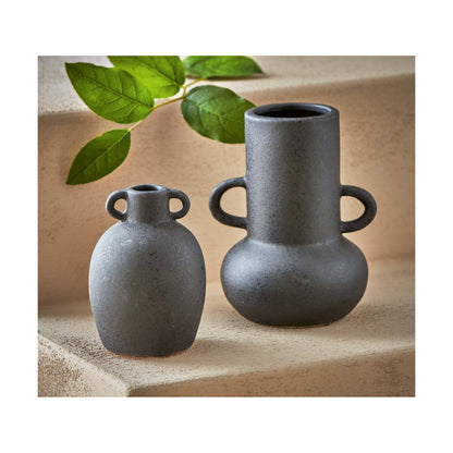 Kuro Vase Large Black Stoneware