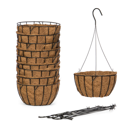Round Wire Hanging Planter w/Liner