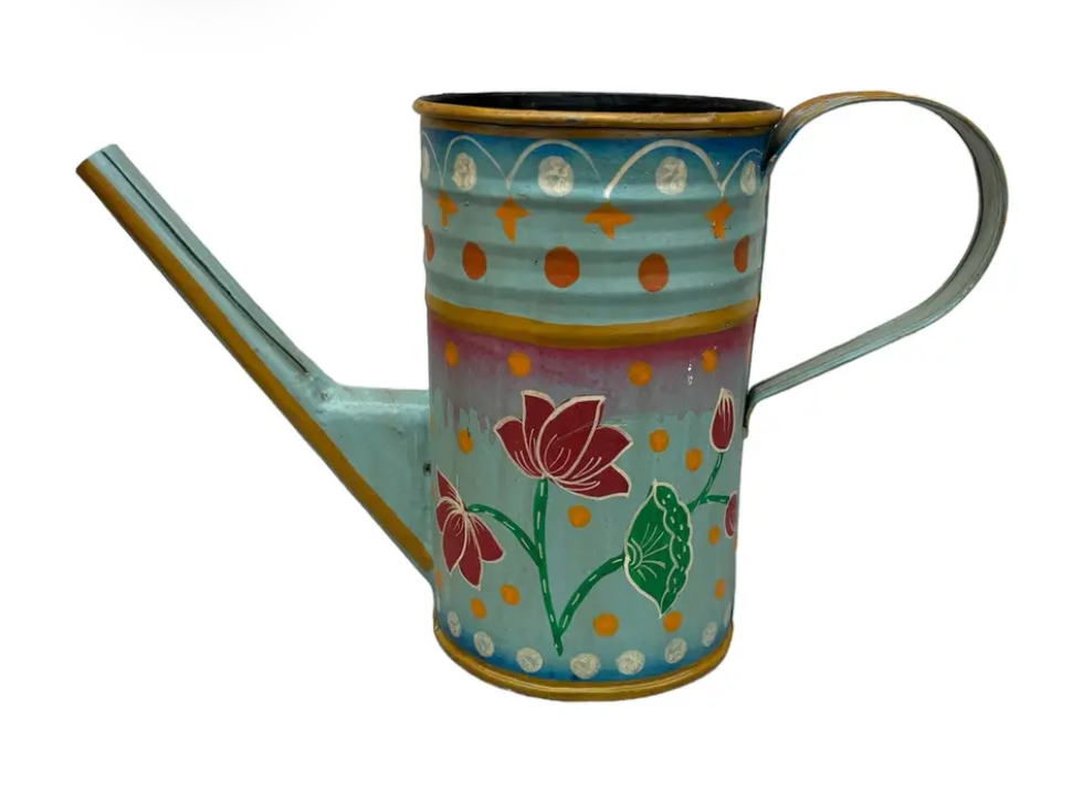 Hand-Painted Watering Can