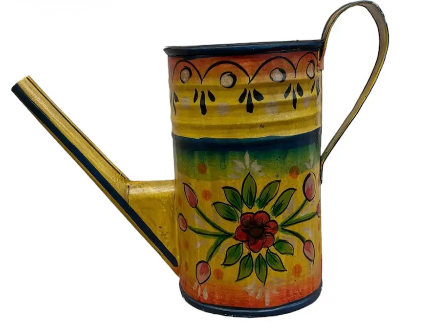 Hand-Painted Watering Can