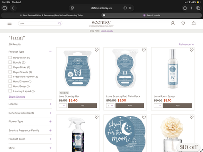 Scentsy - Luna Wax