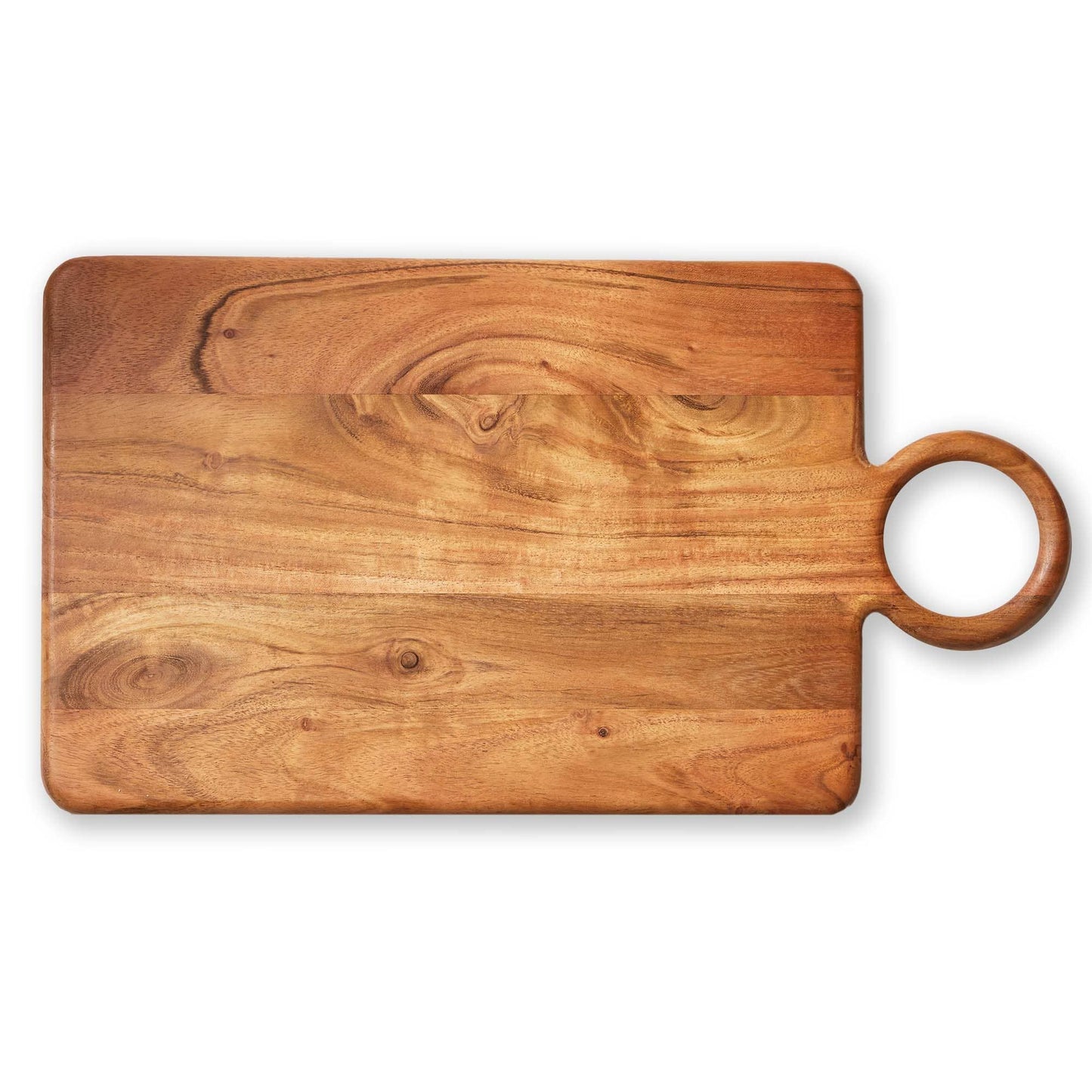 Loop Rectangular Board Natural Acacia Wood Everyday