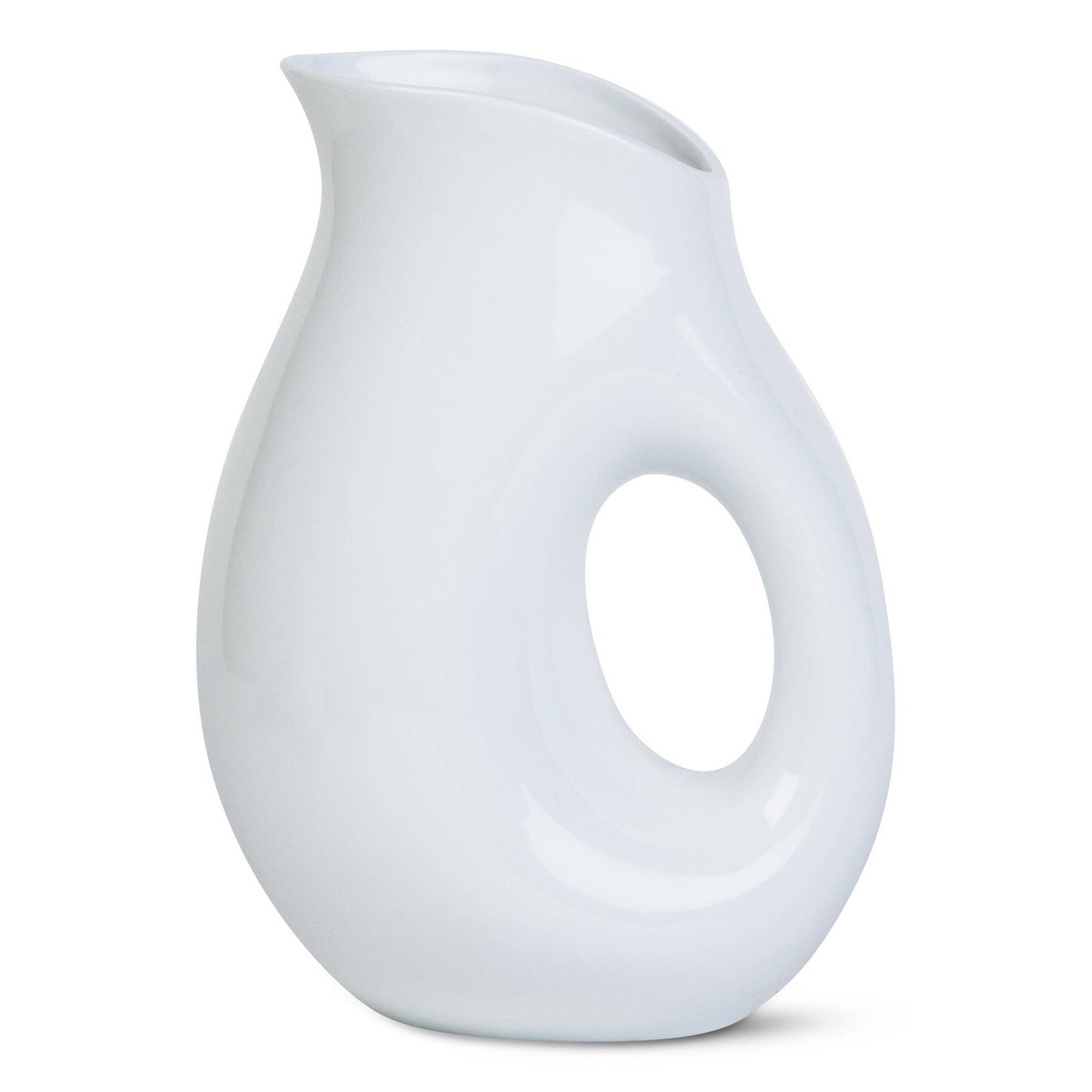 Whiteware Oval Pitcher Large Porcelain