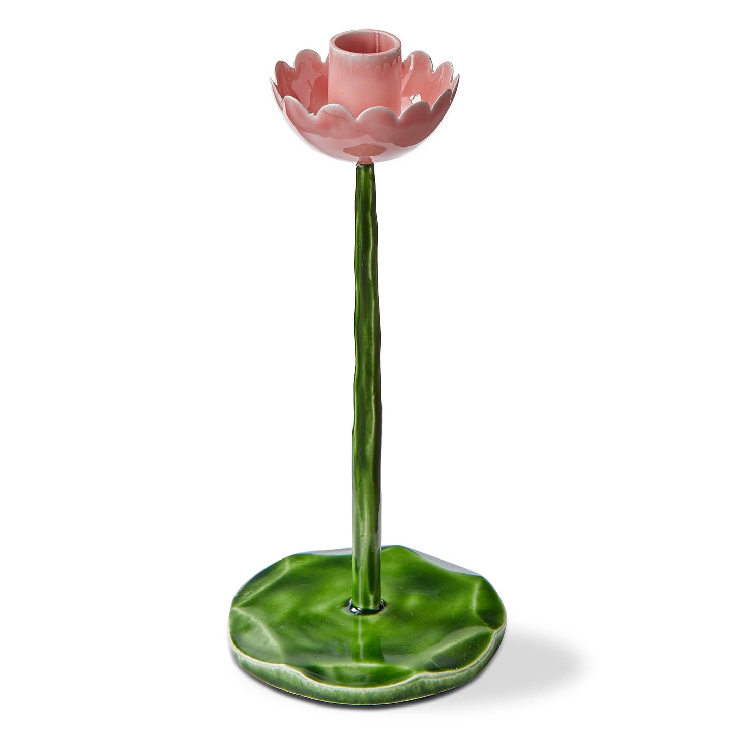 Flor Taper Holder Small Multi Enamel Iron Spring