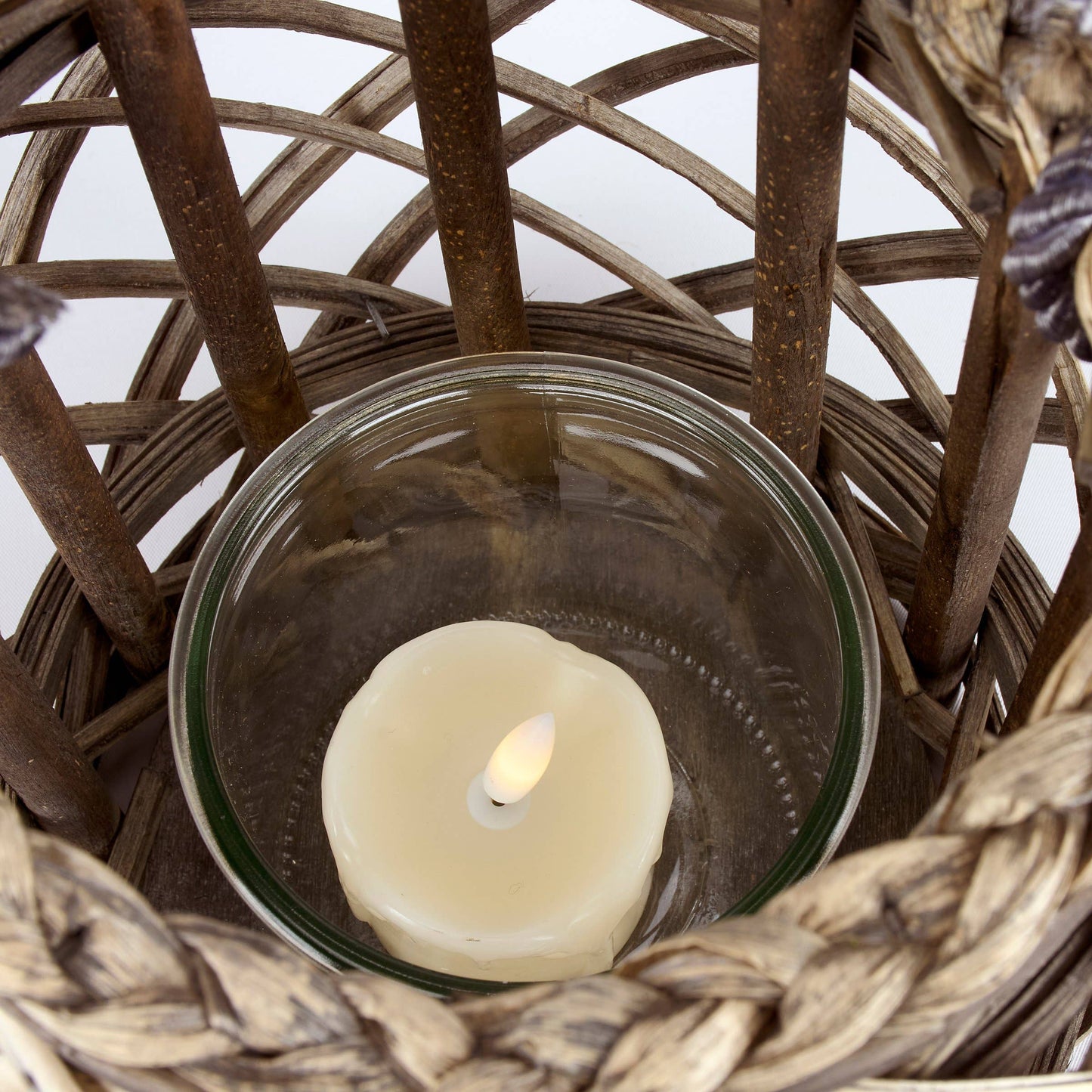 Light Wicker Lantern