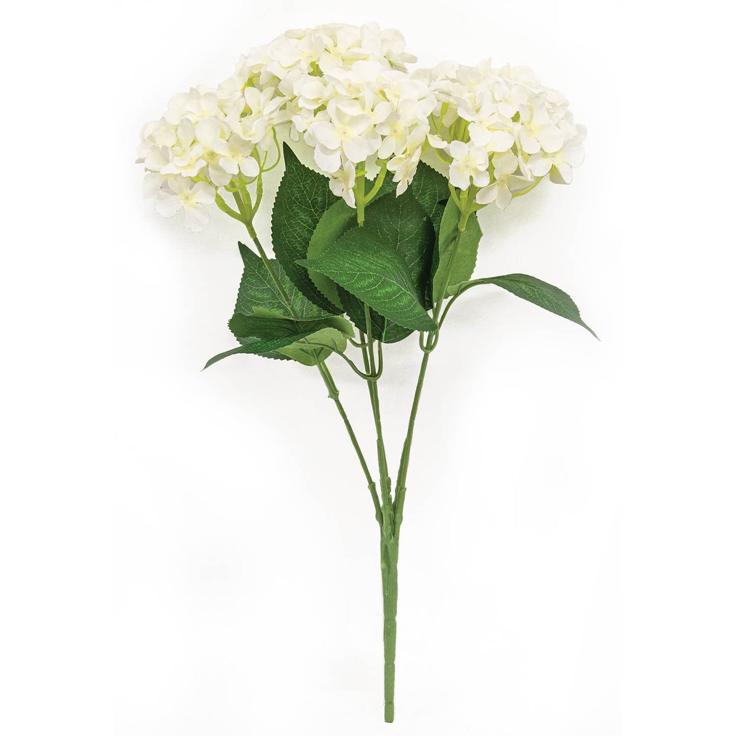 White Hydrangea Bush - 17"H