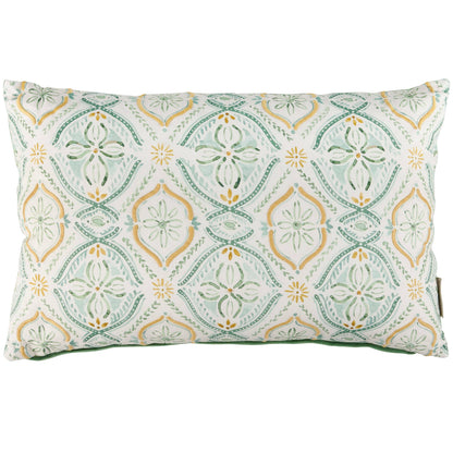 Green Beaded Pillow